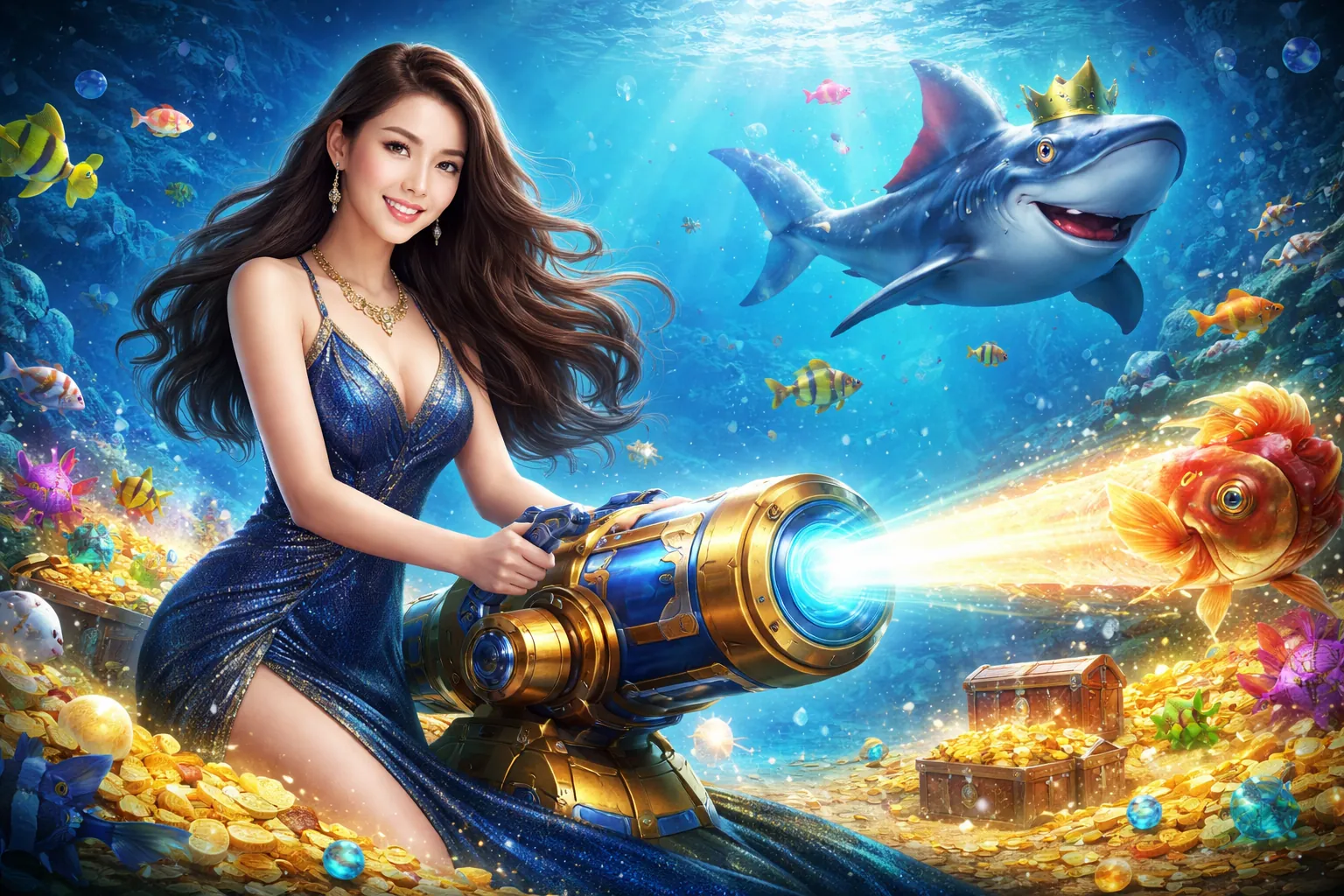 Hình ảnh chính trò chơi bắn cá oke88